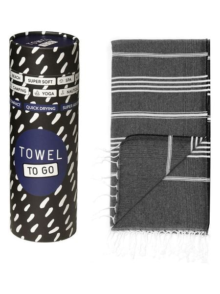 Samimi Chusta hammam w kolorze czarnym - 180 x 100 cm rozmiar: onesize. Czarne chusty Samimi, bez wzorów, z bawełny. Za 83.42 zł.