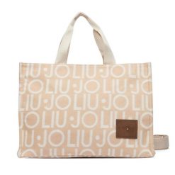 Torebka Liu Jo. Brązowe shopper bag Liu Jo, bez wzorów, bez dodatków. Za 469.99 zł.