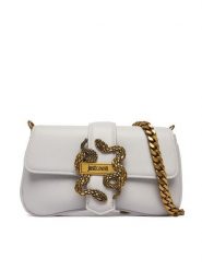 Just Cavalli Torebka 80RA4BA7 ZSA89 Szary. Szare torebki klasyczne Just Cavalli, bez wzorów, ze skóry, bez dodatków. Za 729.99 zł.