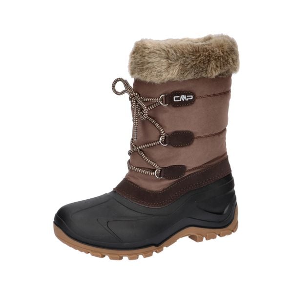 Buty zimowe damskie, Nietos Low. Brązowe buty trekkingowe CMP, na zimę, z materiału, bez zapięcia. Za 299.99 zł.
