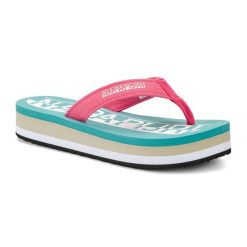 Klapki damskie Napapijri Stick. Klapki Napapijri, bez wzorów, bez obcasa, bez zapięcia. Za 119.99 zł.