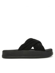 Puma Klapki Leadcat Platform 400340 01 Czarny. Czarne klapki Puma, bez wzorów, z nubiku, bez obcasa, bez zapięcia. Za 192.99 zł.