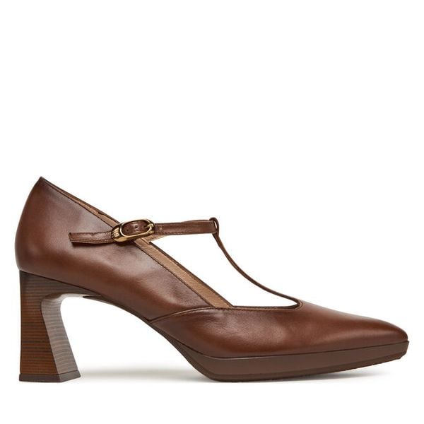 Półbuty Hispanitas. Brązowe półbuty wsuwane Hispanitas, bez wzorów, bez obcasa, na obcasie. Za 639.99 zł.