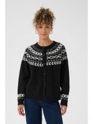 Kaffe Kardigan w kolorze czarnym rozmiar: M. Czarne swetry Kaffe, m, bez wzorów, z wełny, bez ramiączek. Za 104.99 zł.