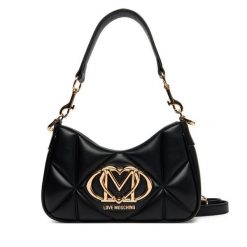 Torebka LOVE MOSCHINO. Czarne torebki klasyczne Love Moschino, bez wzorów, klasyczne, bez dodatków. Za 749.99 zł.