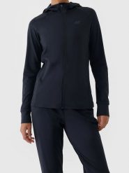 4F Bluza w kolorze granatowym rozmiar: XS. Niebieskie bluzy 4f, xs, bez wzorów, z materiału, bez ramiączek, bez kaptura. Za 144.95 zł.