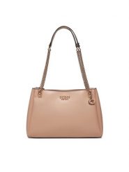 Guess Torebka HWVG92 25230 Beżowy. Brązowe torebki klasyczne Guess, z aplikacjami, ze skóry, bez dodatków. Za 469.99 zł.