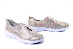 ARTIKER RELAKS 58C0158 pink gold, półbuty damskie. Żółte półbuty wsuwane Artiker Relaks, na lato, bez wzorów, ze skóry, bez obcasa. Za 165.67 zł.