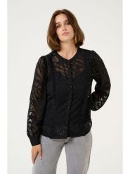 Cream Bluzka "Yana" w kolorze czarnym rozmiar: 40. Czarne bluzki Cream, bez wzorów, bez kołnierzyka, bez ramiączek. Za 113.36 zł.