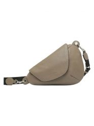Liebeskind Berlin Skórzana saszetka w kolorze szarobrązowym - 33 x 21 x 2 cm rozmiar: onesize. Brązowe nerki i saszetki Liebeskind Berlin, bez wzorów, z materiału, sportowe, bez dodatków. Za 397.83 zł.