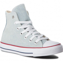 Trampki CONVERSE - Ctas Hi 161491C Light Blue/White/Brown. Trampki sportowe marki Converse. W wyprzedaży za 229.00 zł.