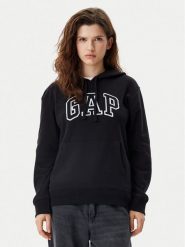 Gap Bluza 870537-02 Czarny Relaxed Fit. Czarne bluzy GAP, xl, bez wzorów, z bawełny, bez kaptura. Za 149.99 zł.