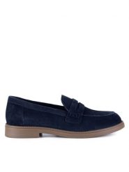 Lasocki Mokasyny WI16-POLO-03 Granatowy. Niebieskie mokasyny Lasocki, bez wzorów, ze skóry. Za 219.99 zł.