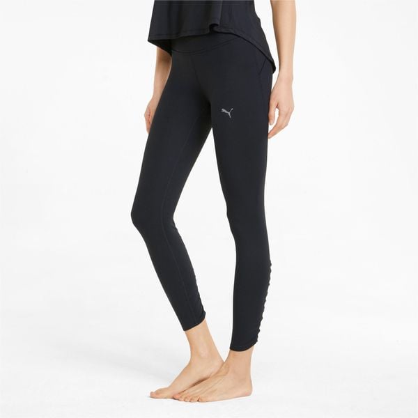 Legginsy damskie Puma Studio Foundation. Czarne legginsy Puma, bez wzorów, z poliesteru, sportowe. Za 159.99 zł.