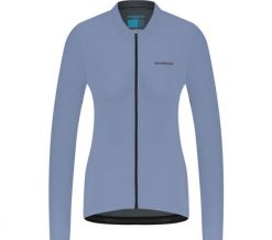Damska koszulka z długim rękawem ELEMENT, liliowy. Niebieskie t-shirty sportowe Shimano, s, bez wzorów, z elastanu, bez ramiączek, rowerowe. Za 448.50 zł.