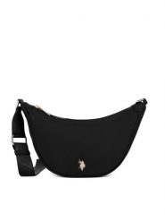 U.S. Polo Assn. Torebka BIUXT8404WIP Czarny. Czarne listonoszki U.S. Polo Assn., bez wzorów, z materiału, bez dodatków. Za 269.99 zł.