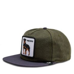 Czapka z daszkiem Goorin Bros. Zielone czapki z daszkiem Goorin Bros, bez wzorów. Za 149.99 zł.