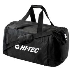 Torba Podróżna Laguri 50L. Czarne torby podróżne Hi-tec, bez wzorów, z materiału, na ramię. Za 140.99 zł.