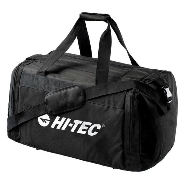 Torba Podróżna Laguri 50L. Czarne torby podróżne Hi-tec, bez wzorów, z materiału, na ramię. Za 140.99 zł.