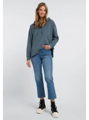 ELBSAND Bluza "Mette" w kolorze granatowym rozmiar: S. Niebieskie bluzy ELBSAND, s, bez wzorów, bez ramiączek, z kapturem. Za 167.28 zł.