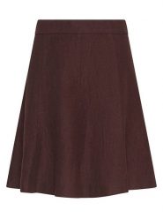 MOSS COPENHAGEN Spódnica "Naira Claritta" w kolorze brązowym rozmiar: S. Brązowe spódnice Moss Copenhagen, na co dzień, s, bez wzorów, ze lnu, midi, proste. Za 128.55 zł.