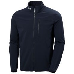 Kurtka Helly Hansen crew softshell 2.0. Niebieskie kurtki Helly Hansen, xl, bez wzorów, z elastanu, eleganckie, bez kaptura. Za 553.00 zł.