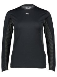 Mizuno Koszulka sportowa w kolorze czarnym rozmiar: M. Czarne t-shirty sportowe Mizuno, m, bez wzorów, bez ramiączek, outdoorowe. Za 92.42 zł.