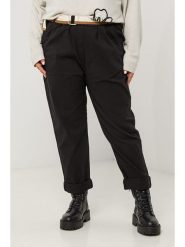 Curvy Lady Spodnie w kolorze czarnym rozmiar: 48/50. Czarne spodnie materiałowe Curvy Lady, bez wzorów, z bawełny, klasyczne, z standardowym stanem. Za 100.99 zł.