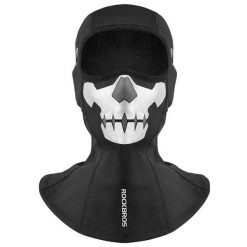 Czapka z czaszką/pająkiem - Rozmiar S. Czarne czapki zimowe ROCKBROS, bez wzorów, z materiału, sportowe. Za 83.60 zł.