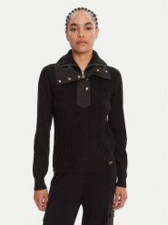 Liu Jo Sport Sweter TF5039 MS75L Czarny Regular Fit. Czarne swetry Liu Jo Sport, l, bez wzorów, z syntetyku, sportowe, bez ramiączek. Za 799.99 zł.
