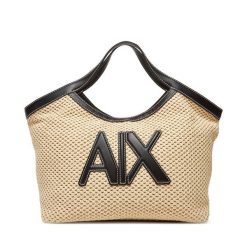Torebka Armani Exchange. Brązowe torebki klasyczne Armani Exchange, bez wzorów, klasyczne, bez dodatków. Za 749.99 zł.