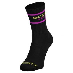 Skarpety SCOTT Retro Casual Crew 3. Czarne skarpetki Scott, bez wzorów, z bawełny. Za 83.99 zł.