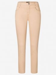 More & More Dżinsy - Skinny fit - w kolorze beżowym rozmiar: 40. Brązowe jeansy More & More, z aplikacjami, klasyczne, z podwyższonym stanem. Za 145.60 zł.
