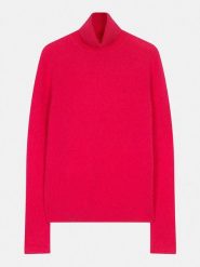 Perfect Cashmere Kaszmirowy golf "Ashley" w kolorze różowym rozmiar: L. Różowe swetry Perfect Cashmere, l, bez wzorów, z kaszmiru, bez ramiączek. Za 355.78 zł.