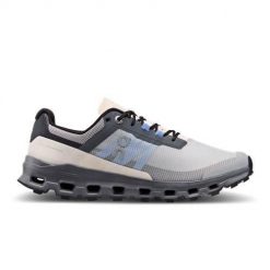 Buty do biegania damskie On Cloudvista. Szare buty do biegania On Running, bez wzorów, z materiału, bez zapięcia, do biegania. Za 525.00 zł.