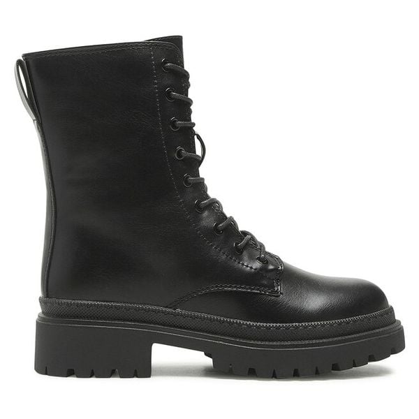 Trapery Jenny Fairy. Czarne traperki Jenny Fairy, bez wzorów, bez obcasa, bez zapięcia. Za 169.99 zł.