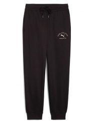 Puma Spodnie dresowe w kolorze czarnym rozmiar: L. Czarne spodnie dresowe Puma, bez wzorów, z dresówki. Za 144.24 zł.