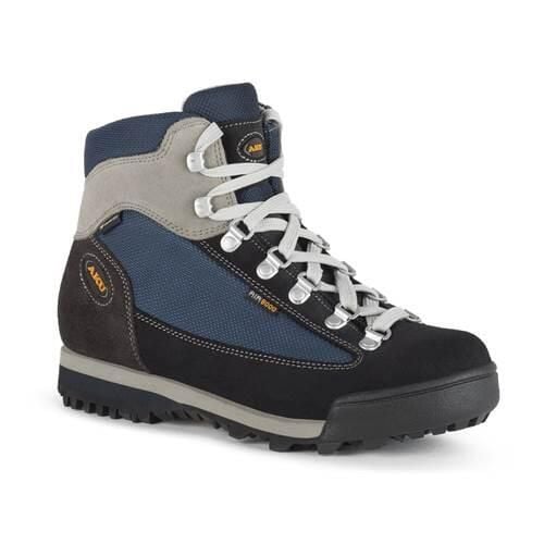Buty trekkingowe damskie Aku Ultra Light Original Gtx. Niebieskie buty trekkingowe Aku, bez wzorów, z materiału, za kostkę, bez zapięcia, trekkingowe. Za 877.00 zł.
