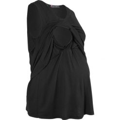 Top ciążowy i do karmienia piersią bonprix czarny. Topy marki 4f. Za 59.99 zł.