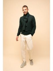 Just Cashmere Kaszmirowy szal w kolorze zielonym - 200 x 30 cm rozmiar: onesize. Zielone szaliki i kominy Just Cashmere, bez wzorów, z kaszmiru. Za 260.99 zł.