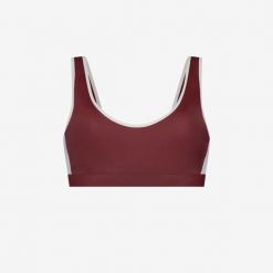 Damski premium sportowy bikini top do pływania & surfingu - Czerwony. Czerwone bikini WALLIEN, bez wzorów, sportowe. Za 339.00 zł.