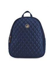 Beverly Hills Polo Club Plecak BHPC-K-037-06 Granatowy. Niebieskie plecaki Beverly Hills Polo Club, bez wzorów, z tworzywa sztucznego, bez dodatków. Za 249.99 zł.
