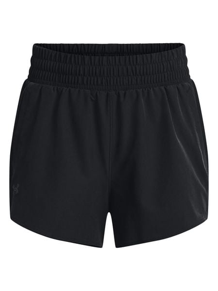 Under Armour Szorty sportowe "Flex Woven" w kolorze czarnym rozmiar: M. Czarne szorty sportowe Under Armour, bez wzorów, z materiału, outdoorowe. Za 38.95 zł.