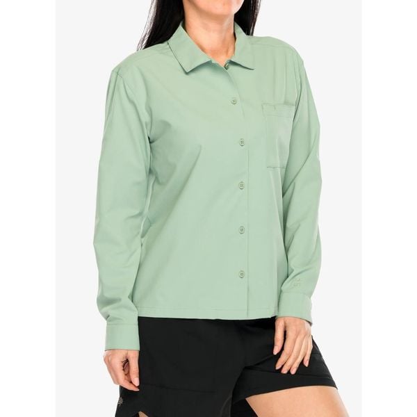 Koszula przeciw komarom damska Royal Robbins Expedition III L/S. Zielone koszule ROYAL ROBBINS, l, bez wzorów, casualowe, bez kołnierzyka, bez ramiączek. Za 333.99 zł.