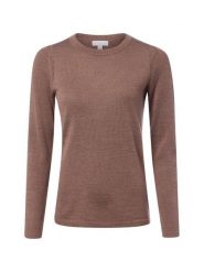 Brookshire Sweter z dzianiny merino Kobiety Wełna brązowy, XXL. Brązowe swetry brookshire, xxl, bez wzorów, z dzianiny, klasyczne, bez ramiączek. Za 249.95 zł.