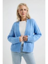 Josephine & Co Kardigan "Aidan" w kolorze błękitnym rozmiar: M. Niebieskie swetry Josephine & Co, m, bez wzorów, z wełny, bez ramiączek. Za 177.94 zł.