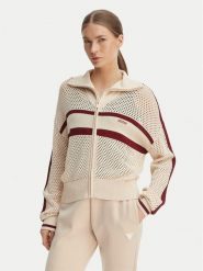 Guess Kardigan V6GR08 Z0729 Beżowy Regular Fit. Brązowe swetry Guess, s, z aplikacjami, z syntetyku, bez ramiączek. Za 524.99 zł.