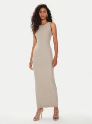 Guess Sukienka codzienna Kim W4YK0J KCDE0 Beżowy Bodycon Fit. Brązowe sukienki Guess, na co dzień, xs, z aplikacjami, z syntetyku, bez kołnierzyka, bez ramiączek, bodycon. Za 329.99 zł.