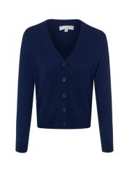 Marie Lund sweter z czystego kaszmiru Kobiety Kaszmir niebieski, XXL. Niebieskie swetry Marie Lund, xxl, bez wzorów, z kaszmiru, biznesowe, bez ramiączek. Za 799.95 zł.