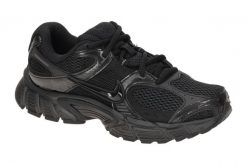 Buty sportowe NIKE V5 RNR dla kobiet. Czarne buty do biegania Nike, bez wzorów, z gumy, bez zapięcia, do biegania. Za 377.25 zł.